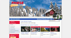 Desktop Screenshot of friese-reisen.de
